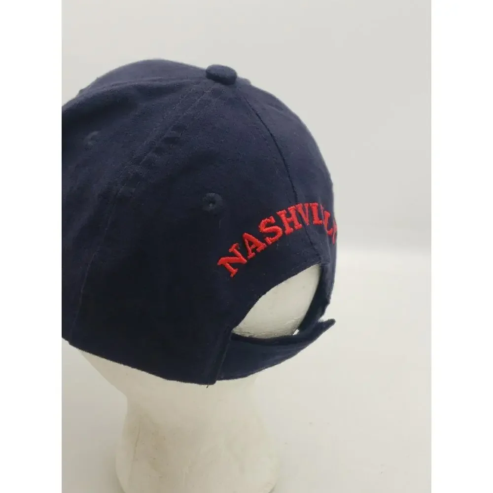 Planet Hollywood 90s NASHVILLE TENNESSEE Navy Baseball Cap Vintage 1995 Retro